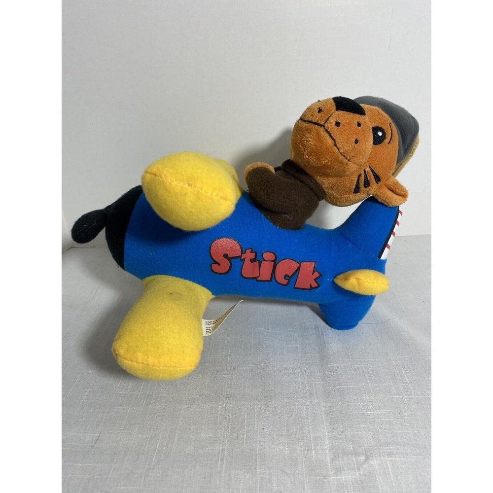 VTG Born Aviation products pilot STICK riding a airplane plush 10" Please Read